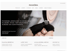 Tablet Screenshot of pandoragroup.com